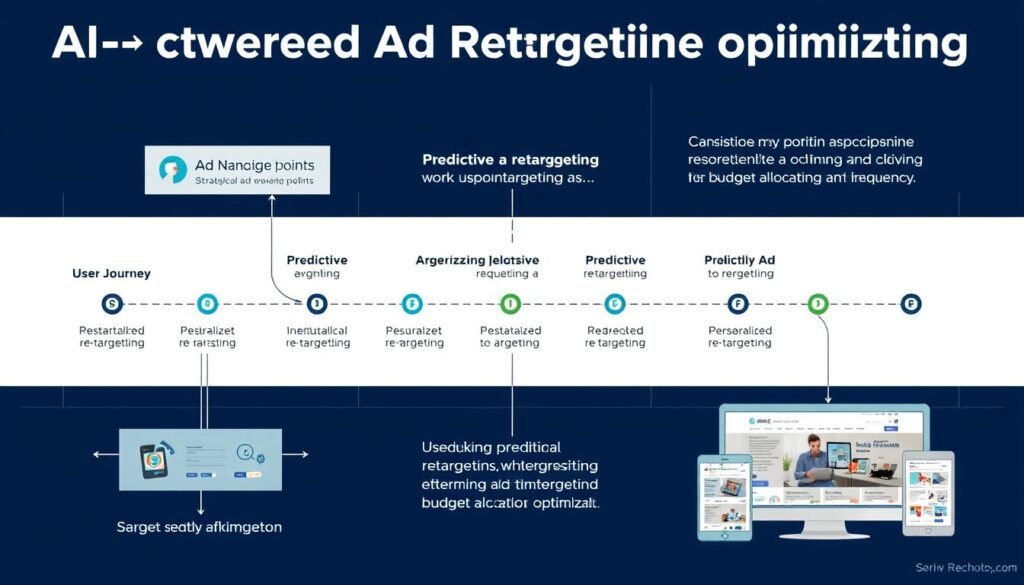 AI-powered retargeting platform analyzing user behavior to optimize ad delivery and reduce artificial intelligence customer acquisition cost