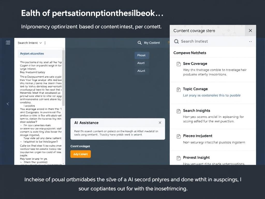 Ahrefs AI Content Helper showing content optimization based on search intent
