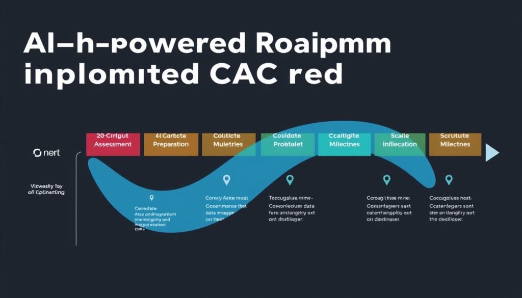 Step-by-step implementation roadmap for adopting artificial intelligence customer acquisition cost reduction strategies