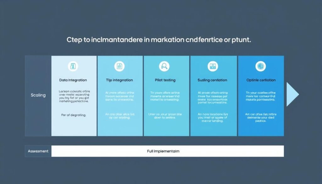 Step-by-step implementation roadmap for AI marketing integration in e-commerce