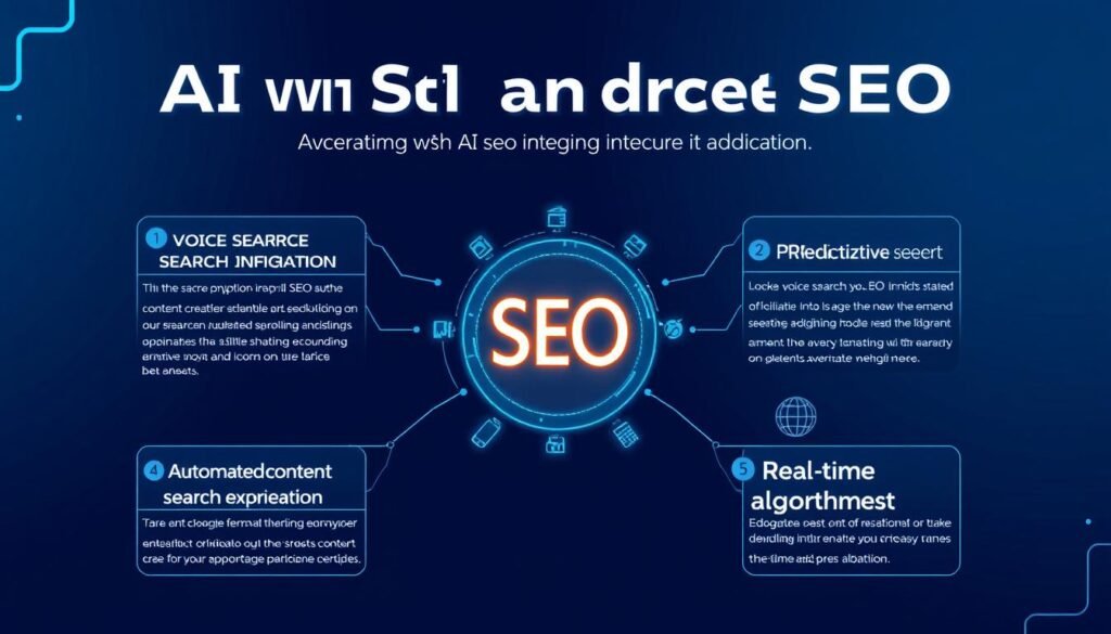 Visual representation of future trends in AI and SEO integration