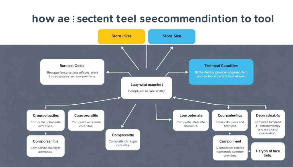 Decision framework for selecting the best smart recommendation tool for different e-commerce stores