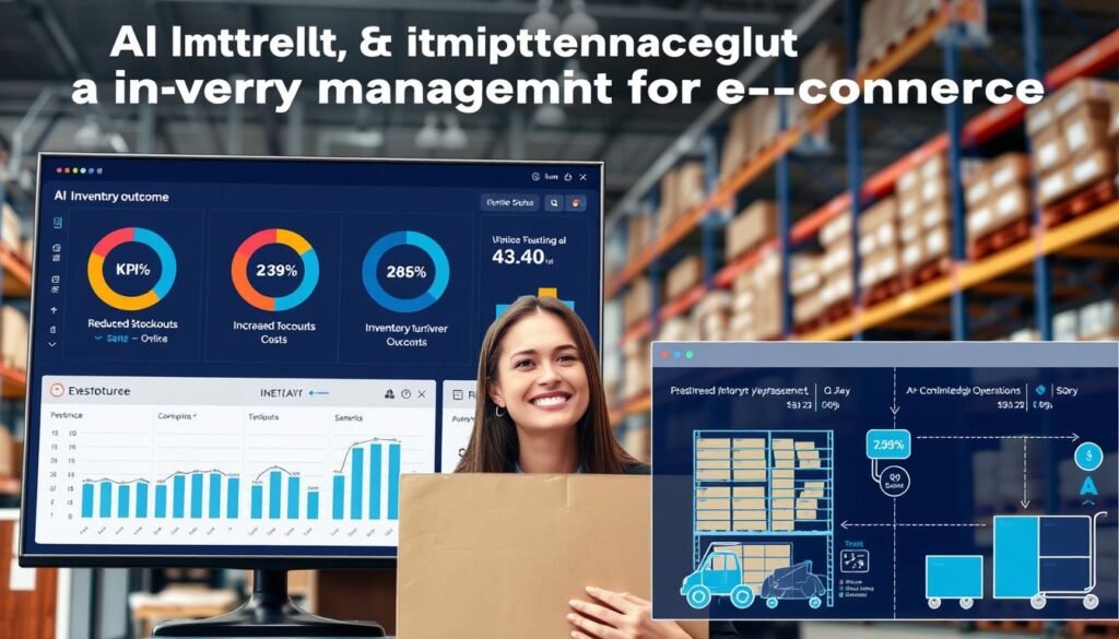 E-commerce business successfully using AI inventory management with improved metrics
