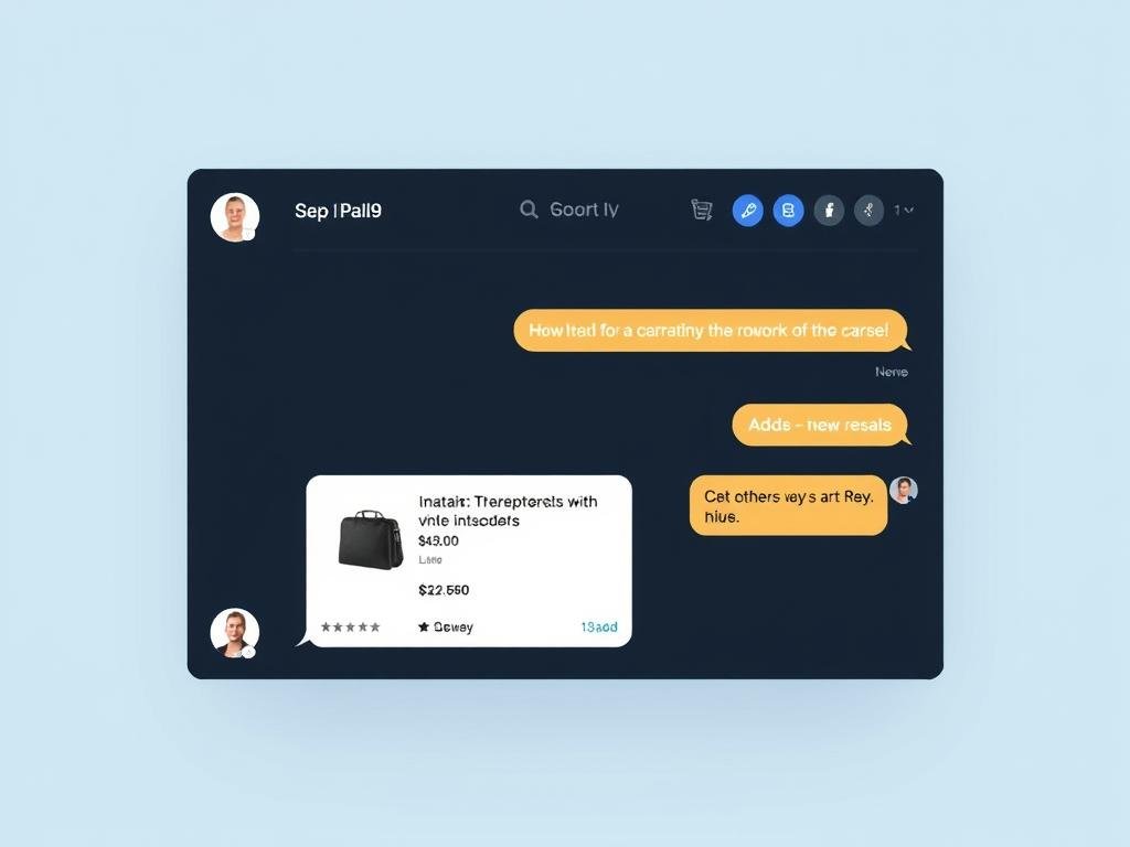 Rep AI's conversational smart recommendation tool interface showing AI chatbot recommendations