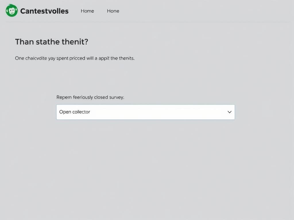 SurveyMonkey interface showing the process of reopening a previously closed survey