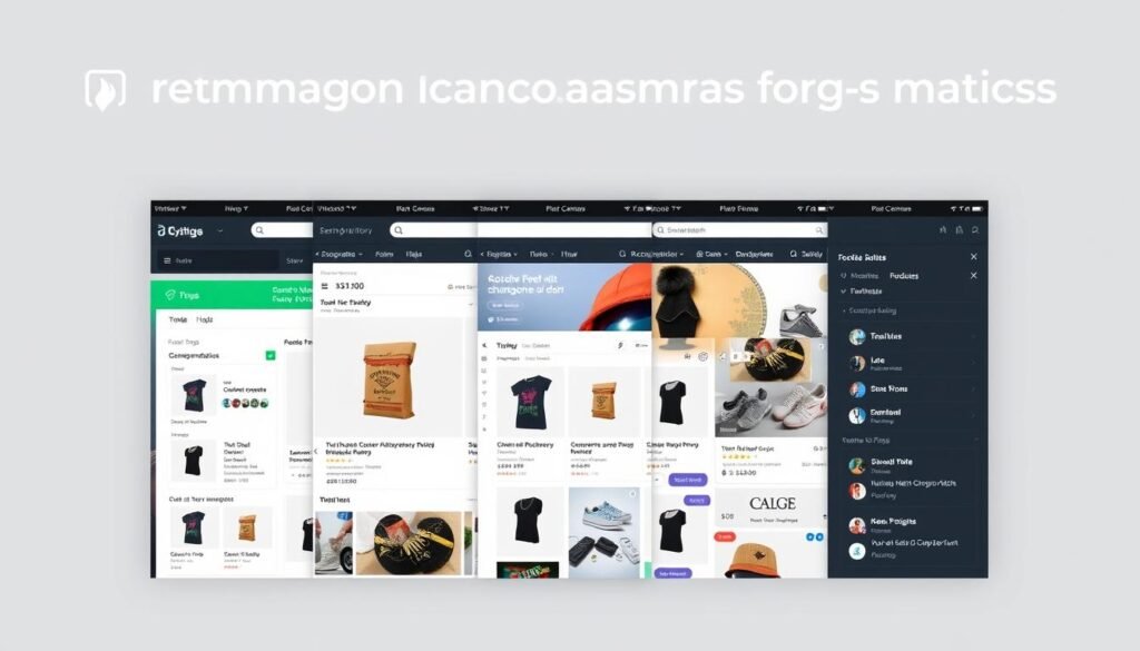 Visual comparison of smart recommendation tools showing their interfaces and recommendation displays