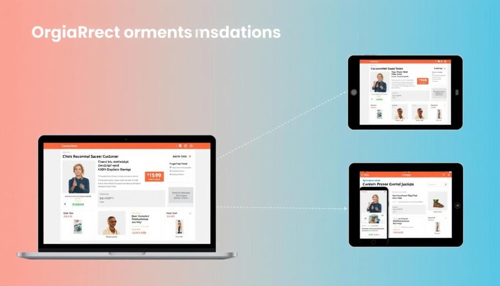 Visualization of omnichannel smart recommendation strategy across devices