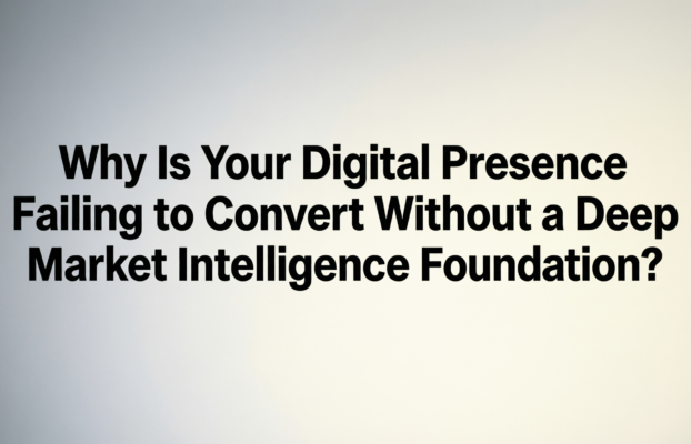 Home page 14 Why Is Your Digital Presence Failing to Convert Without a Deep Market Intelligence Foundation?